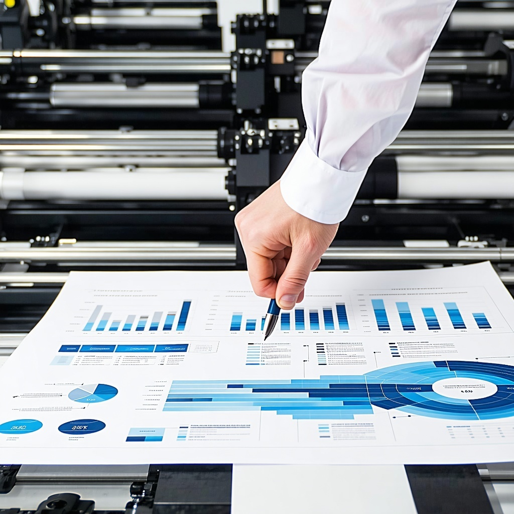 projekt management in einer digitale druckerei